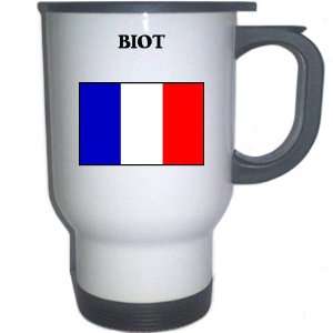  France   BIOT White Stainless Steel Mug 