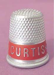 1928 Herbert HOOVER & CURTIS Political President Campaign THIMBLE 