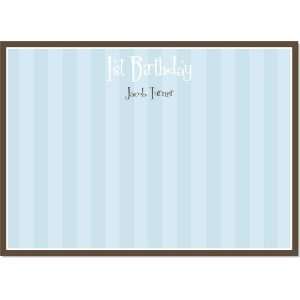  True Blue Birthday One Thank You Notes 