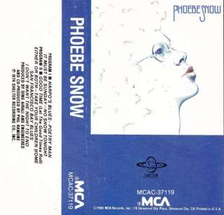 Phoebe Snow   Phoebe Snow (Cassette 1974) NM Poetry Man  
