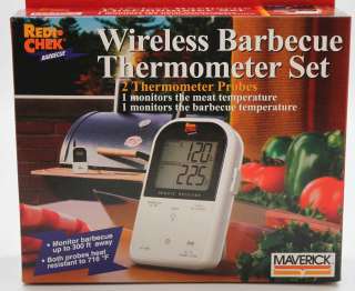   Long Range Wireless Dual 2 Probe BBQ Smoker Meat Thermometer  