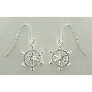  Bita Pourtavoosi Silver Nautical Wheel Earrings Bita 