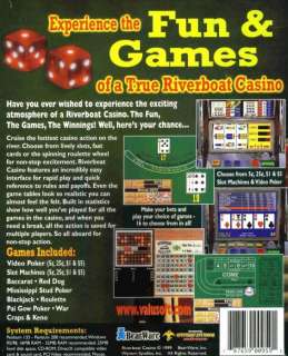 Riverboat Casino PC CD slots & gambling game collection  