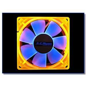  A.C. Ryan BlackFire4 UV LED Fan   80mm (ORANGE Outside 