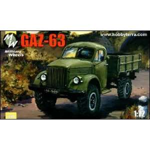    Military Wheels 1/72 GAZ63 Soviet Cargo Truck Kit Toys & Games