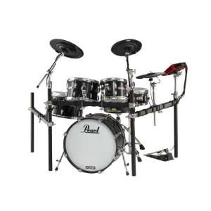  Pearl ePro Live EPLX205P/B31 Electronic Drum Kit, Jet Black 