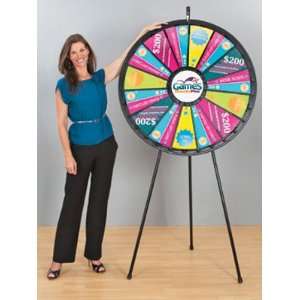  15 to 30 Slot 40 Black Floor Stand Big Prize Wheel Toys 
