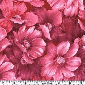 45 Wide Flower of the Month October 07 Cosmos Blooms Fabric By The 