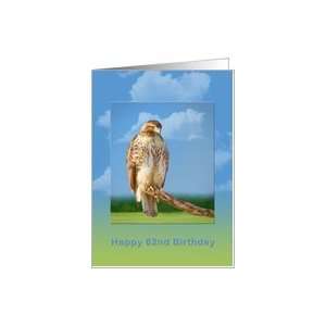  Birthday, 82nd, Rough Legged Hawk Card Toys & Games