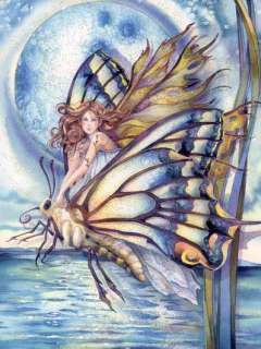 Jody Bergsma CHRYSALIS Fairy Butterfly Matted Art Card  