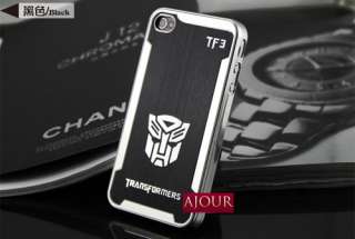   Transformer Aluminum iPhone 4 4g 4s Phone Case Cover A022C Black