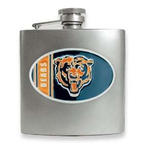  Chicago Bears Stainless Steel Hip Flask Jewelry