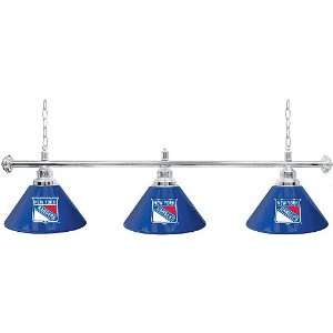 Trademark New York Rangers Hanging Three Shade Lamp  