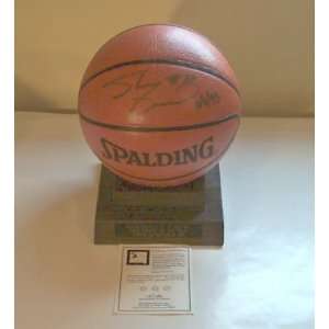  SHAQUILLE ONEAL SIGNED BASKETBALL ROOKIE/OF YEAR COA 