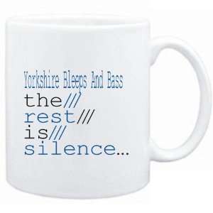  Mug White  Yorkshire Bleeps And Bass the rest is silence 