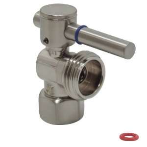   Quarter Turn Valve with 1/2 Inch IPS Inlets and 3/4 Inch Hose Thread
