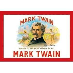   poster printed on 20 x 30 stock. Mark Twain Cigars