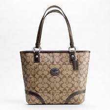 signature coach heritage tote handbag model f18917 best deal here new 