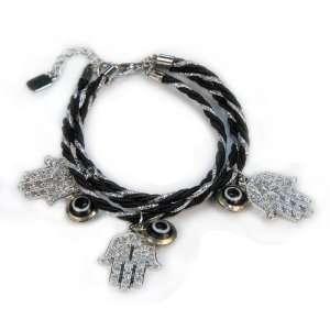 Evil Eye Wrap Charm Fashion Bracelet Jewelry