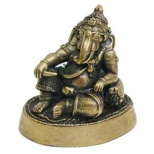  Hindu Statue Ganesh Reclining 1 1/2