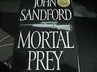 Mortal Prey by John Sandford SIGNED First Edition  