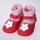Red Warm infant toddler baby girl high top shoes boots 
