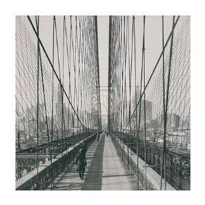 The Brooklyn Bridge, Sunday PM by The chelsea collecti 20x20  