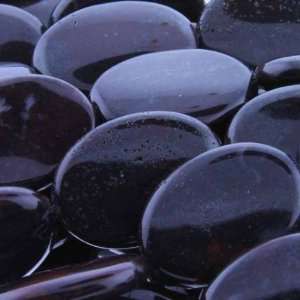 Chinese Bloodstone  Oval Plain   25mm Height, 18mm Width, Sold by 7 