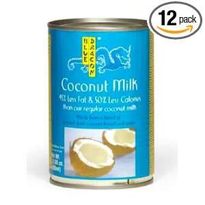 Blue Dragon Thai Light Coconut Milk, 14 Ounce Cans (Pack of 12 