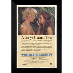  Blue Lagoon 27x40 FRAMED Movie Poster   Style A   1980 