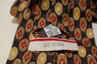 BETTINI TIE   classic blue pattern   Made in ITALY  