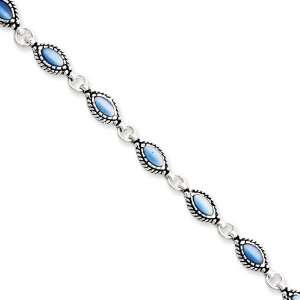  Ss Bluecatseyebracelet Jewelry