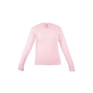  Hot Chillys Solid Crewneck (Pink) XS (4/6)Pink Sports 