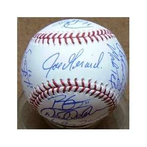  Autographed 2009 New York Yankees Team baseball Sports 