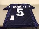 TERRY HANRATTY AUTOGRAPHED NOTRE DAME FOOTBALL JERSEY, JSA
