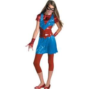 Lets Party By Disguise Inc Spider Girl Child Costume / Red/Blue   Size 