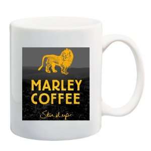  MARLEY COFFEE Mug Coffee Cup 11 oz ~ Bob Marley Stir It Up 
