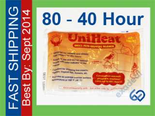 80 UniHeat 40 Hour Shipping Warmer Heat Pack Reptile Plant Insect Egg 