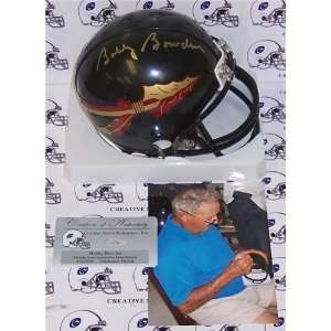 Bobby Bowden Autographed/Hand Signed Florida State Seminoles Black 