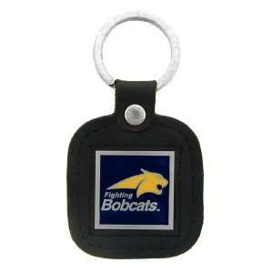  Montana State Bobcats Square Leather Key Ring Everything 