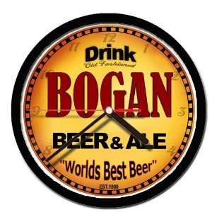  BOGAN beer and ale cerveza wall clock 