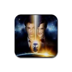  Doctor Who 10th & 11th Drs Regeneration Square Rubber 