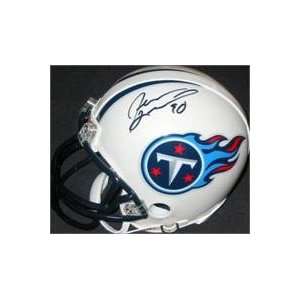   autographed Football Mini Helmet (Tennessee Titans)