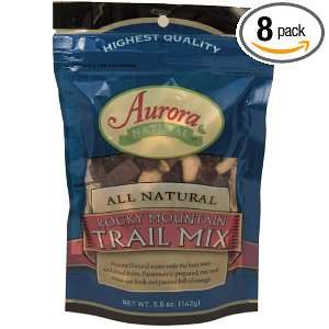 Aurora Products Grab & Go Rocky Mountain Trail Mix, 5 Ounce Pouches 