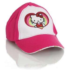   Pink Hello Kitty Rainbows And Hearts Baseball Hat Toys & Games