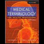 Medical Terminology for Health Professions   With Flashcards and CD 