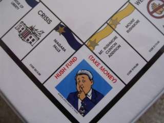 CLINTONOPOLY MONOPOLY GAME HILLARY BILL CLINTON NEW  