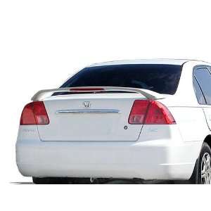 01 05 Honda Civic 4dr Factory Style Spoiler W/ LED  Painted or Primed