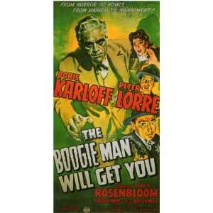 The Boogie Man Will Get You Poster Movie 27x40 