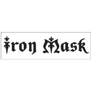  Iron Mask decal. Black 